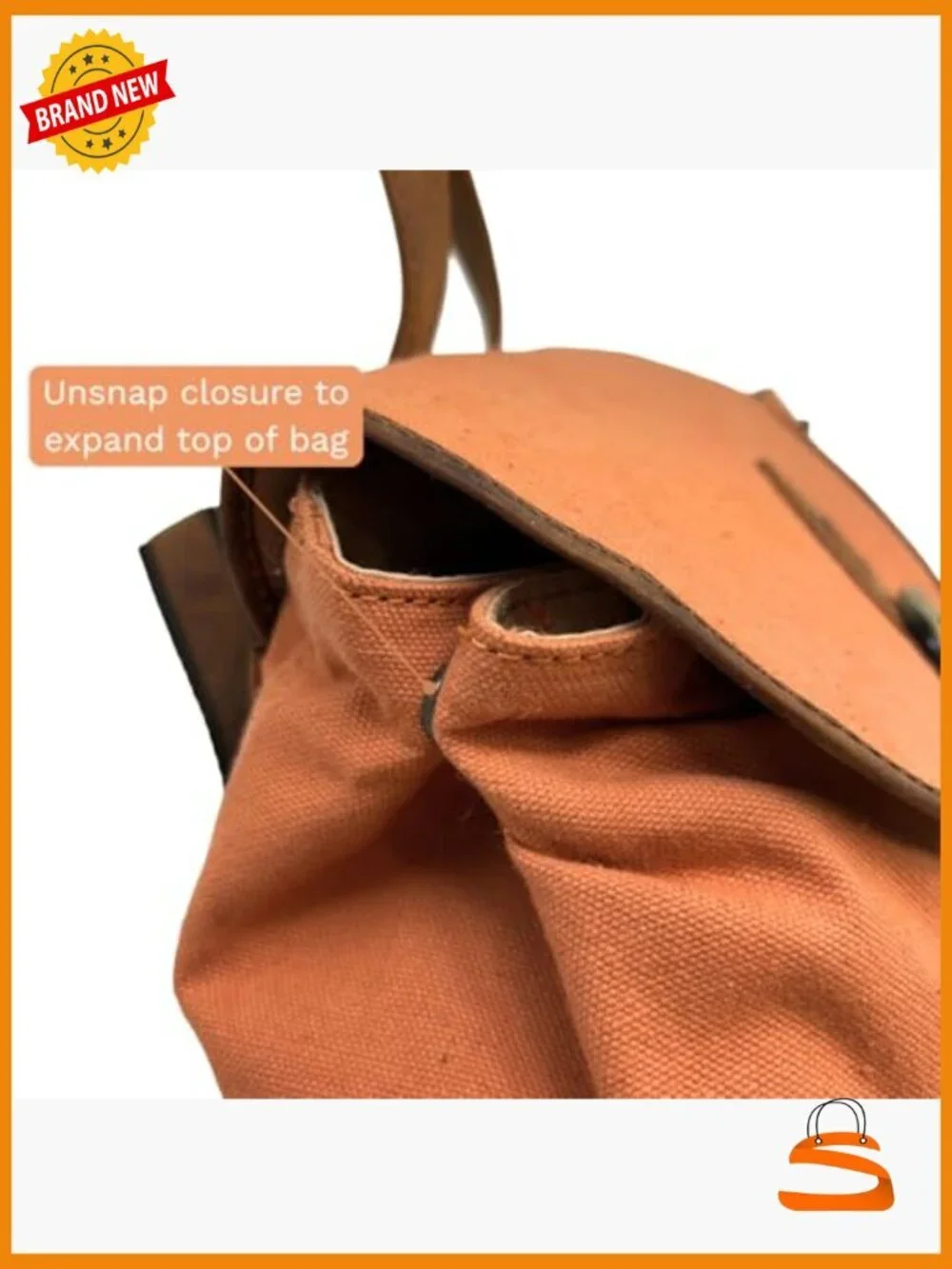 Western Upcycled Canvas Backpack - Licensed Yellowstone Knapsack Snap Closure